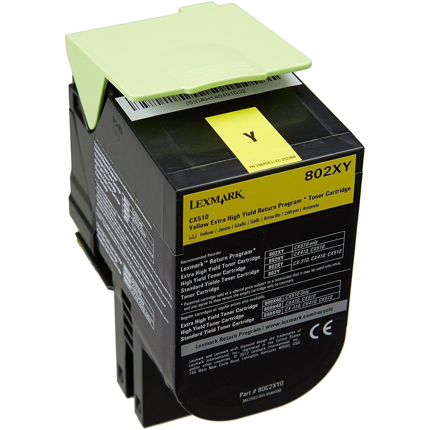 Toner Lexmark 80C2XYE, yellow, 4 k, CX510de , CX510de Statoil ,CX510dhe , CX510dthe_2