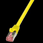 PATCH CORD S/FTP LOGILINK Cat6, LSZH, cupru,  1.5 m, galben, AWG27, dublu ecranat 