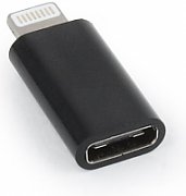 ADAPTOR GEMBIRD, pt. smartphone, Lightning (T) la USB Type-C (M), negru, 