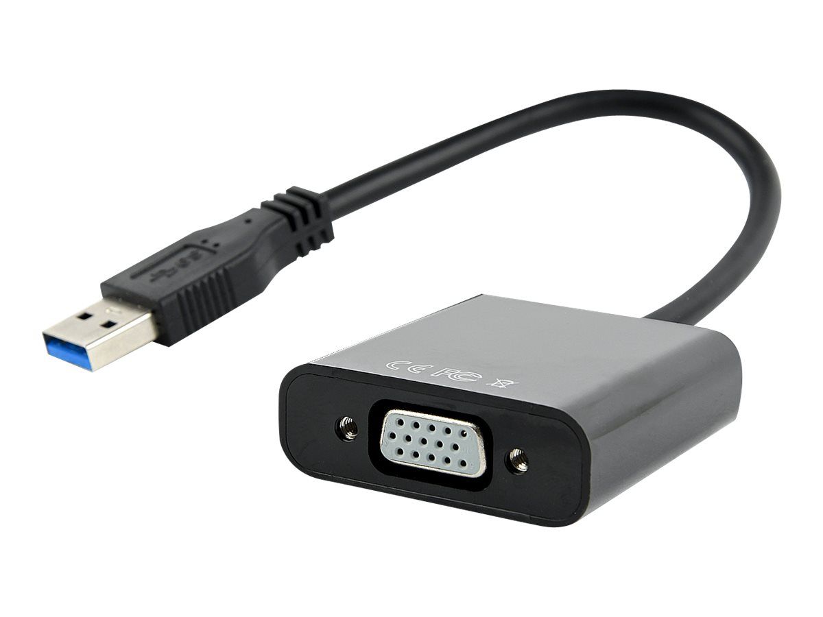 GEMBIRD AB-U3M-VGAF-01 Gembird USB 3.0 to VGA video adapter black blister_2