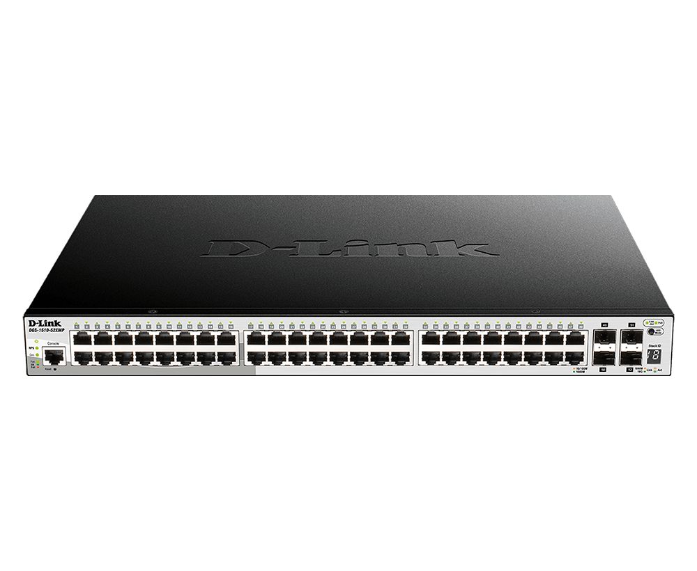 D-Link Switch DGS-1510-52XMP 48xGBitPoE/4xSFP+