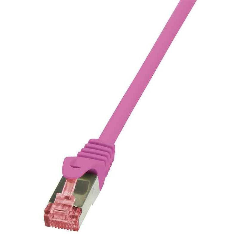 Patch cord Logilink  RJ45, 1.5 m, roz