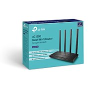 TP-link AC1200 Wireless MU-MIMO Gigabit Router, ARCHER C6; Wireless Standards: IEEE 802.11ac/n/a 5GHz, IEEE 802.11b/g/n 2.4GHz; Frequency: 2.4GHz and 5GHz; Signal Rate: 5GHz: Up to 867Mbps, 2.4GHz: Up to 300Mbps; Ports: 4* 10/100/1000Mbps LAN Ports, 1*10/100/1000Mbps WAN Port; 4* Fixed Omni_4