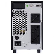 UPS nJoy PWUP-OL200AP-AZ01B, 2000 VA, 1800 W, cu management, on-line, 3x Schuko, 10 minute (50% sarcina), Negru 