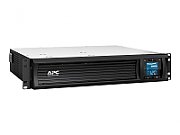 UPS SMC1000I-2UC, 1000 VA, 600 W, line-interactive, 4x C13, 1x C14, 1x RJ45, 1x USB, Baterie cu plăci de plumb şi acid, Rack 2U, Negru 