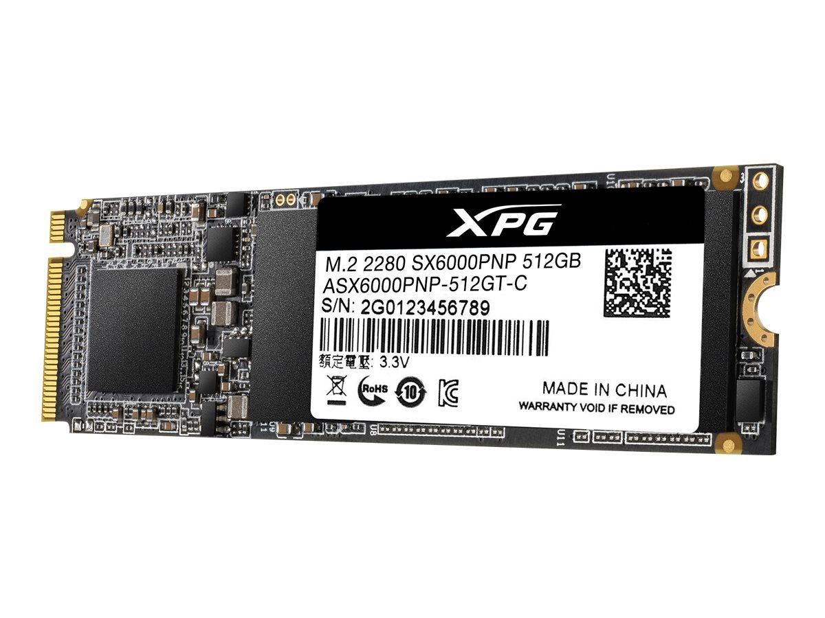 ADATA ASX6000PNP-512GT-C ADATA XPG SX6000 Pro SSD 512GB PCIe Gen3x4 M.2 2280. R/W 2100/1400 MB/s_4