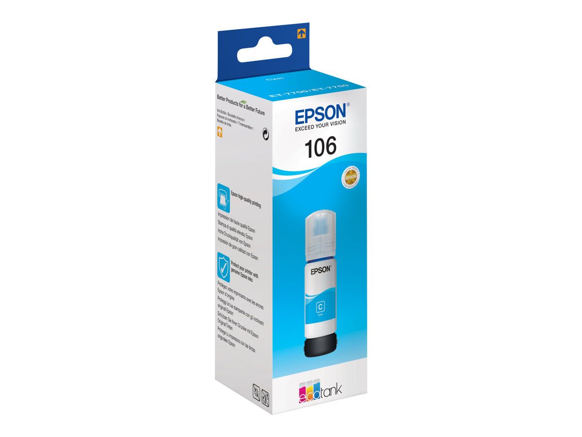 Cartus cerneala Epson 106 ECOTANK , cyan, capacitate 70ml, pentru L7160, L7180._2