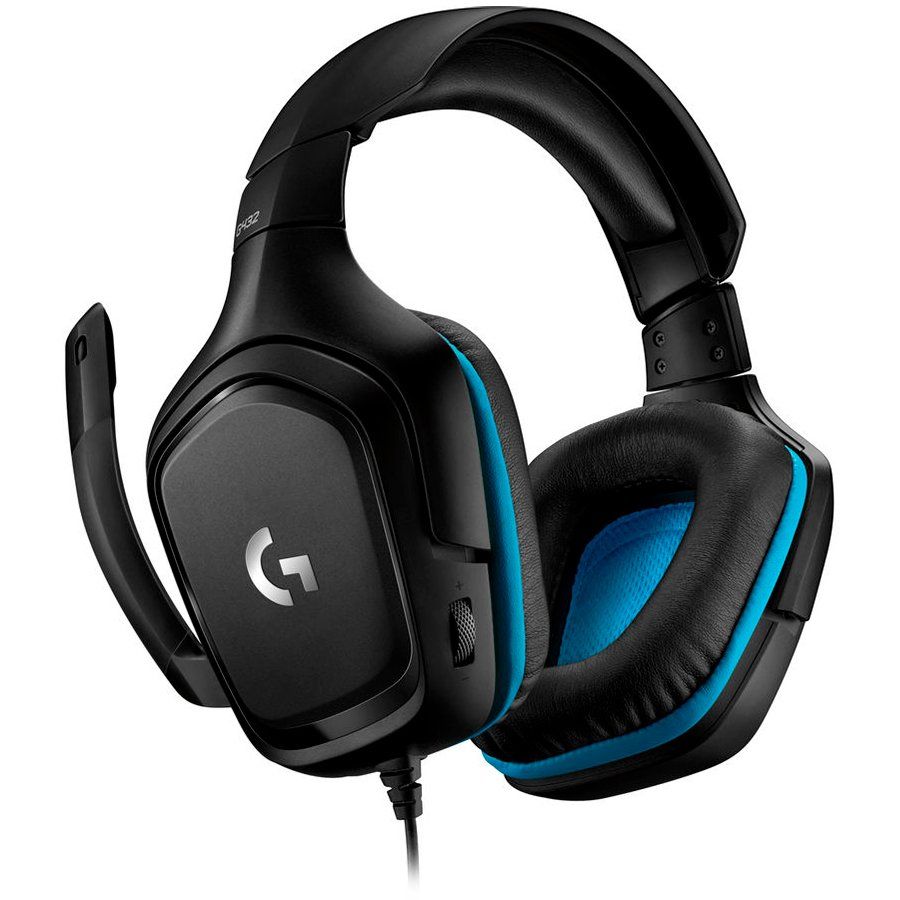 LOGITECH 981-000770 Logitech G432 7.1 Surround Sound Wired Gaming Headset, USB, Leatherette_3