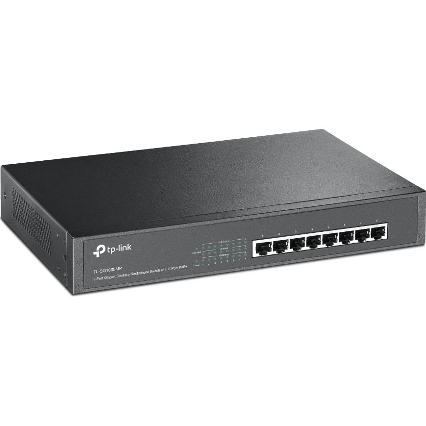 Switch TP-Link TL-SG1008MP, 8 port, 10/100/1000 Mbps_2