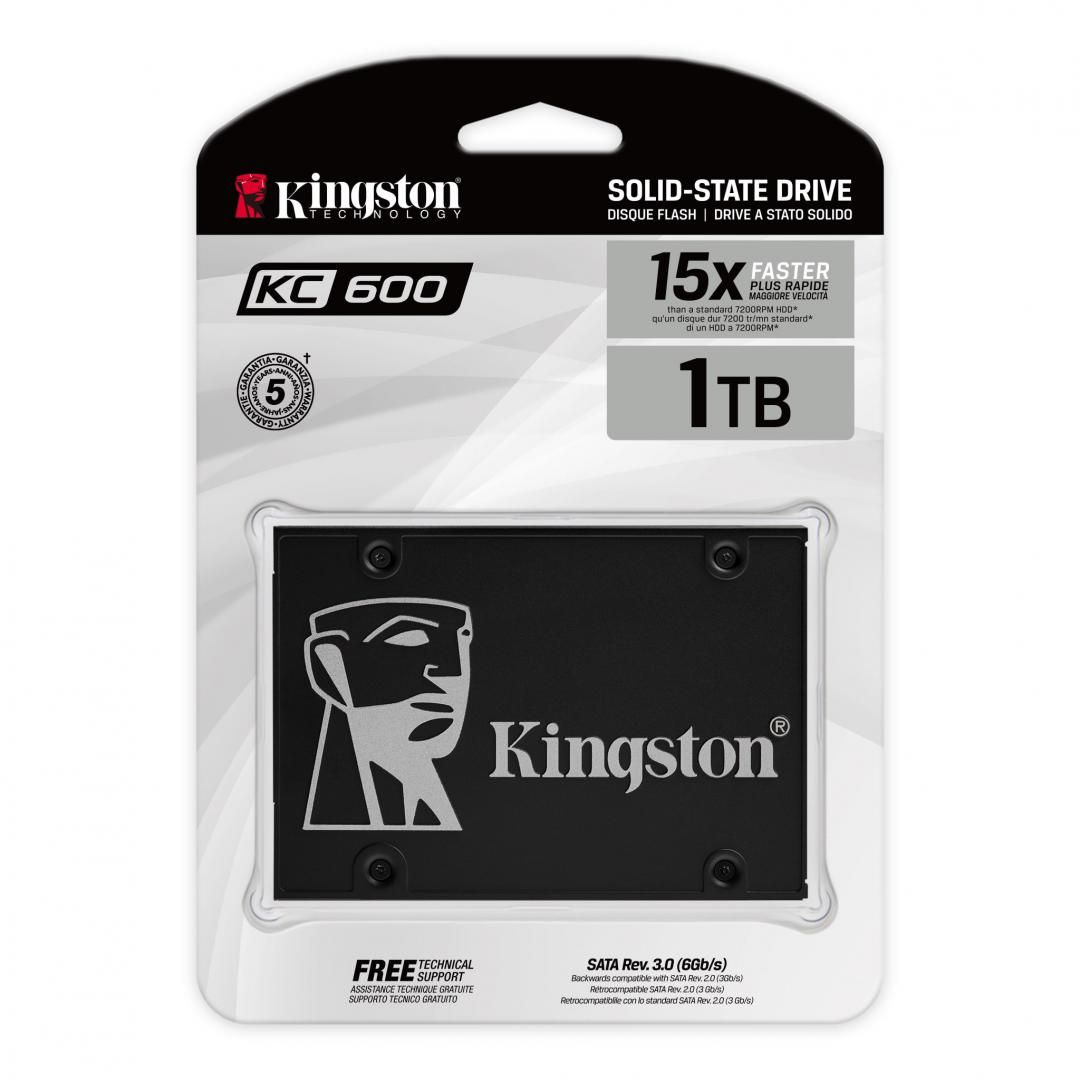 SSD KINGSTON KC600 1 TB SATA III 2.5 inch