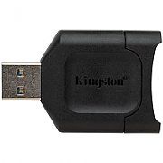 Card reader Kingston, USB 3.2 Gen1, Connector: USB-A, UHS-II Class, Compatible with: Windows® 10, Windows 8.1, Windows 8, Mac OS X v. 10.10.x+, Linux v.2.6.x+, Chrome OS_1