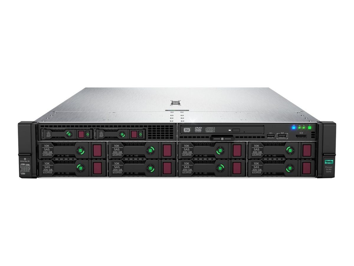 Server HPE ProLiant DL380 Gen10 Rack 2U Intel Xeon Silver 4208, 8C / 16T, 2.1 GHz base, 3.2 GHz turbo, 11 MB cache, 1 x 32 GB, Fara HDD, 8 x SFF, 500 W_5