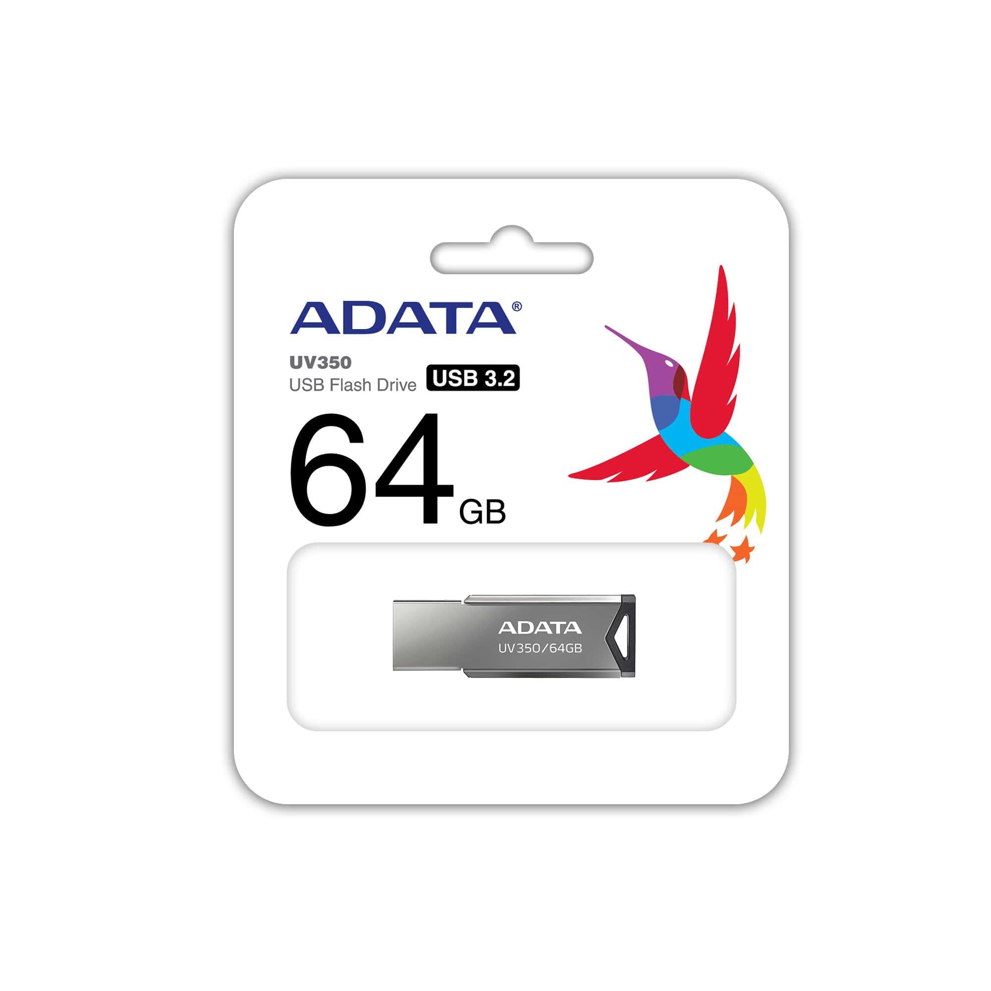 MEMORIE USB 3.2 ADATA 64 GB, clasica, carcasa metalica, argintiu, 