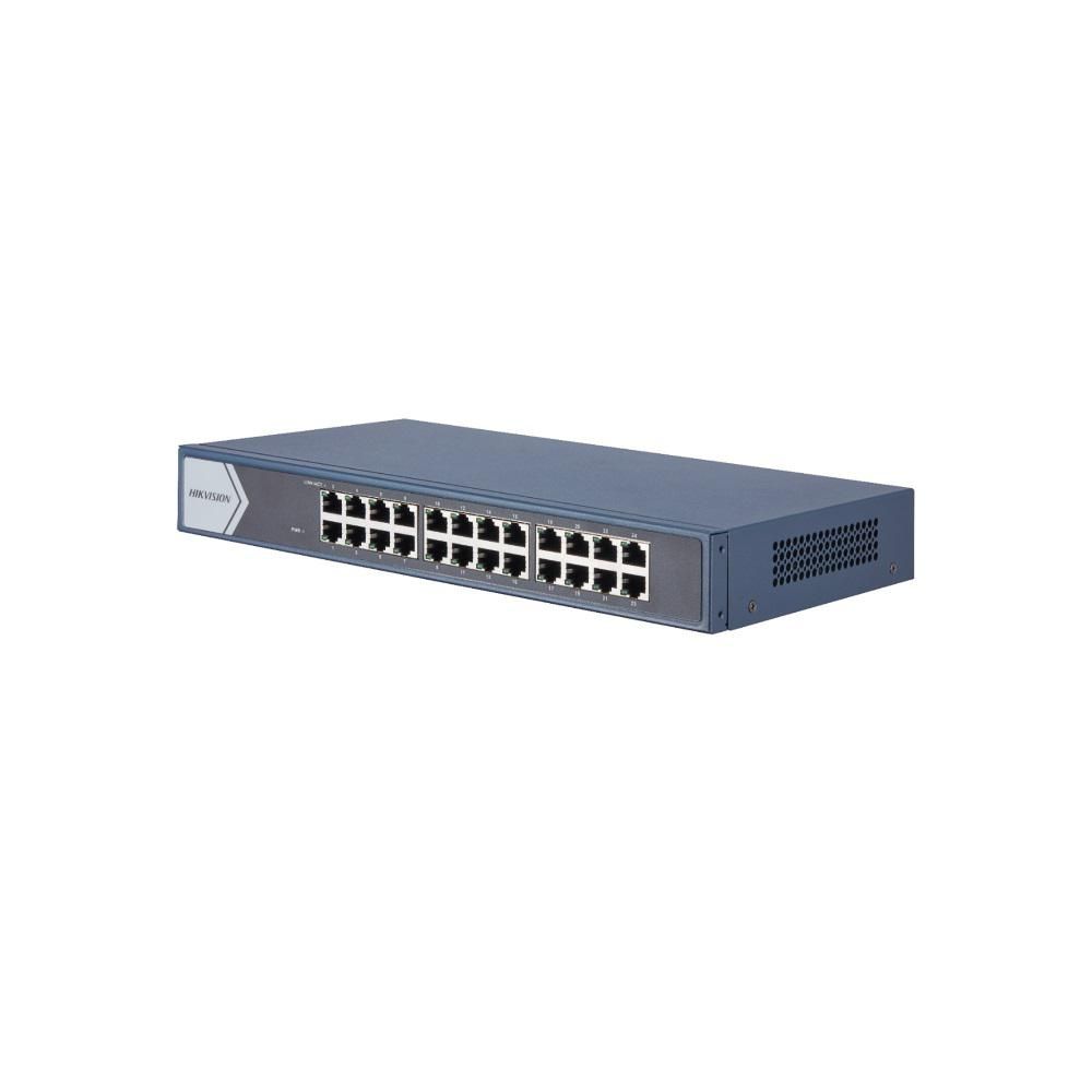 Switch Hikvision DS-3E0524-E(B), 24-port, PoE