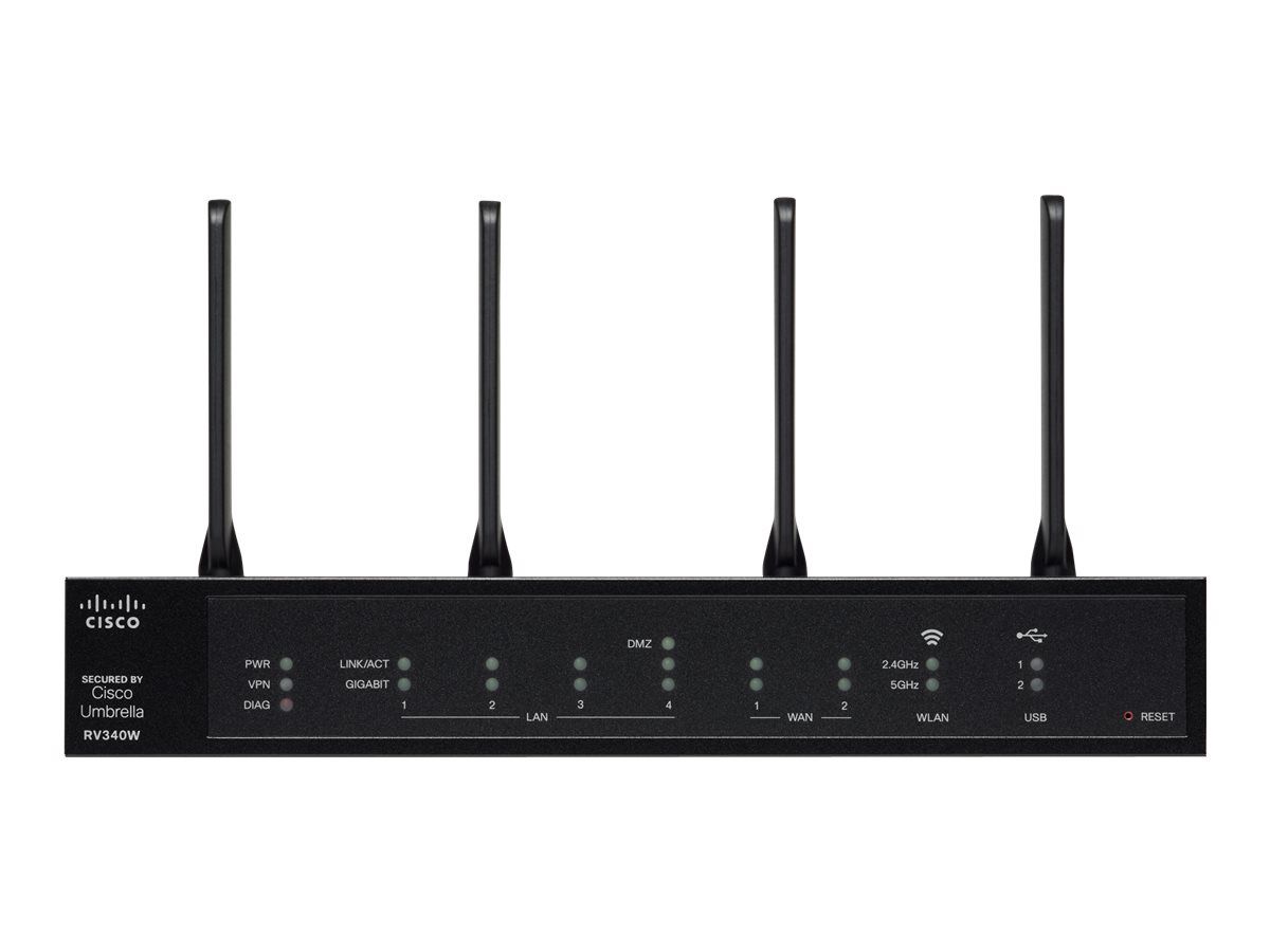 RV340W-E-K9-G5 RV340W Wireless-AC Dual WAN Gigabit VPN Router