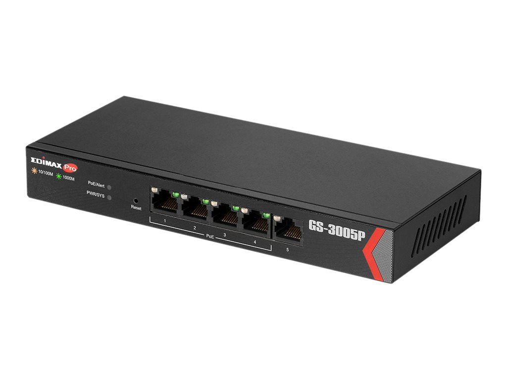 Switch EDIMAX GS-3005P (5x 10/100/1000Mbps)_4