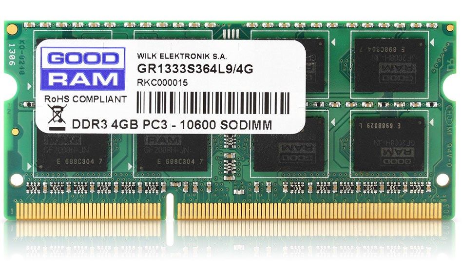 GOODRAM GR1600S364L11S/4G GOODRAM DDR3 4GB 1600MHz CL11 SODIMM 1.5V (512x8)_2