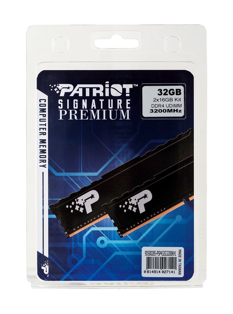 Patriot Memory Signature Premium PSP432G3200KH1 memory module 32 GB 2 x 16 GB DDR4 3200 MHz_3