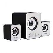 BOXE SPACER 2.1, RMS:  11W (2 x 3W + 5W), control volum, USB power, black &amp; white, 