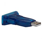 ADAPTOR USB SPACER, USB 2.0 (T) la Serial DB9M (9-pin)(RS232)(T), cu cablu 30cm, negru,  SPAUSB-RS232  (include TV 0.06 lei)