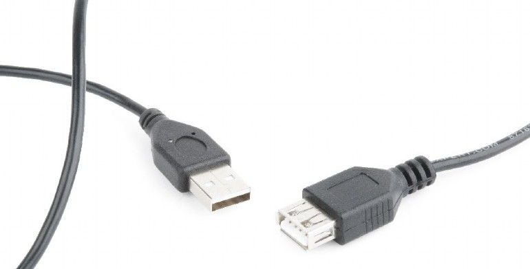 GEMBIRD CCP-USB2-AMAF-6 Gembird USB 2.0 A- A-socket 6ft cable black_3