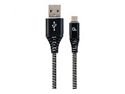 Cablexpert CC-USB2B-AMMBM-2M-BW2 USB cable USB 2.0 USB A Micro-USB B White_2