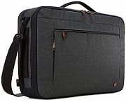 GEANTA &  RUCSAC CASE LOGIC, pt. notebook de max. 15.6 inch, 2 compartimente, buzunar frontal x 2, waterproof, poliester, negru, 