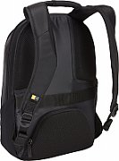 RUCSAC CASE LOGIC, pt. notebook de max. 14.1 inch, 1 compartiment, buzunar frontal x 2 | buzunar lateral x 2, waterproof, poliester, negru, 