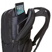 RUCSAC CASE LOGIC, pt. notebook de max. 14.1 inch, 1 compartiment, buzunar frontal x 2 | buzunar lateral x 2, waterproof, poliester, negru, 