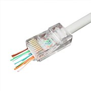 Cablexpert PLUG3UP6/100 wire connector 1 Transparent_3