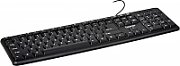 TASTATURA SPACER USB, 104 taste, anti-spill, black, 