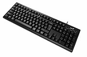 TASTATURA GENIUS USB, 104 taste, black, 