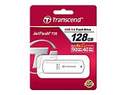 TRANSCEND TS128GJF730 Transcend memory USB 128GB Jetflash 730 USB 3.0, white_1