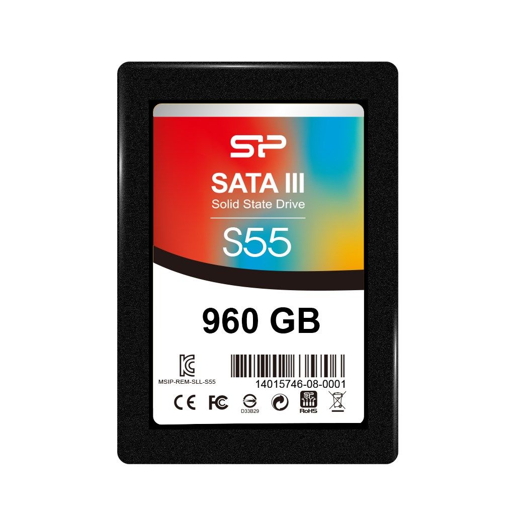 SILICONPOW SP960GBSS3S55S25 Silicon Power SSD Slim S55 960GB 2.5, SATA III 6GB/s, 560/530 MB/s, 7mm_2