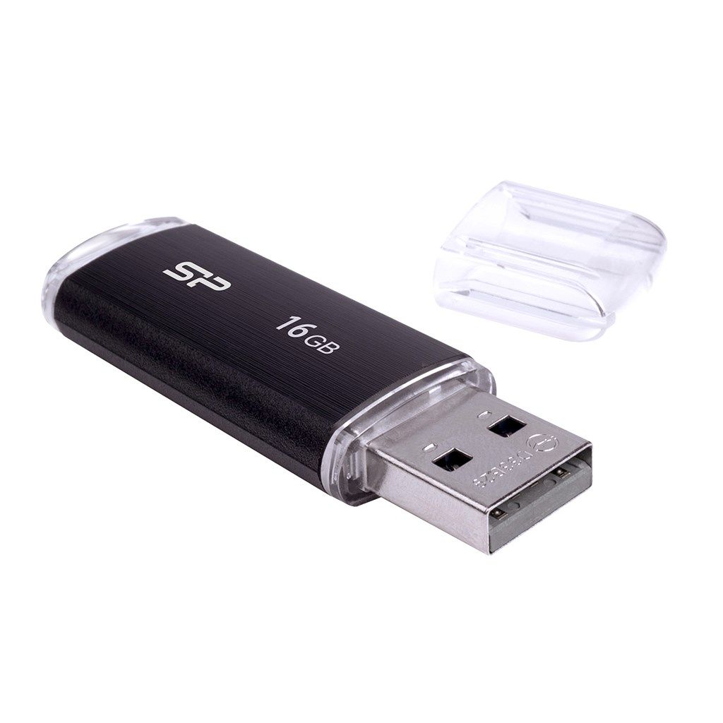 SILICONPOW SP016GBUF2U02V1K Silicon Power memory USB Ultima U02 16GB USB 2.0 Black_6