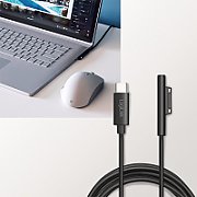 CABLU alimentare LOGILINK, pt. notebook Apple, USB Type-C (T) la Apple MagSafe2 (T), 1.8m, argintiu, 