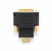 ADAPTOR video GEMBIRD, HDMI (T) la DVI-D SL (T), conectori auriti, black, 