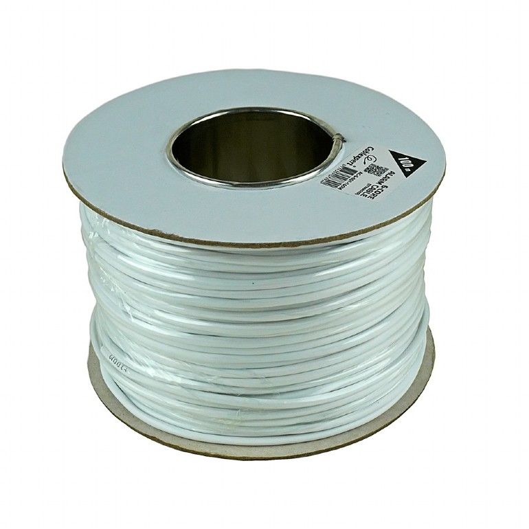 ROLA CABLU COAXIAL SPACER, RG59, 100m, CCS, Double shielded,1x0.65+32x0.10mm2, CCS+al, 