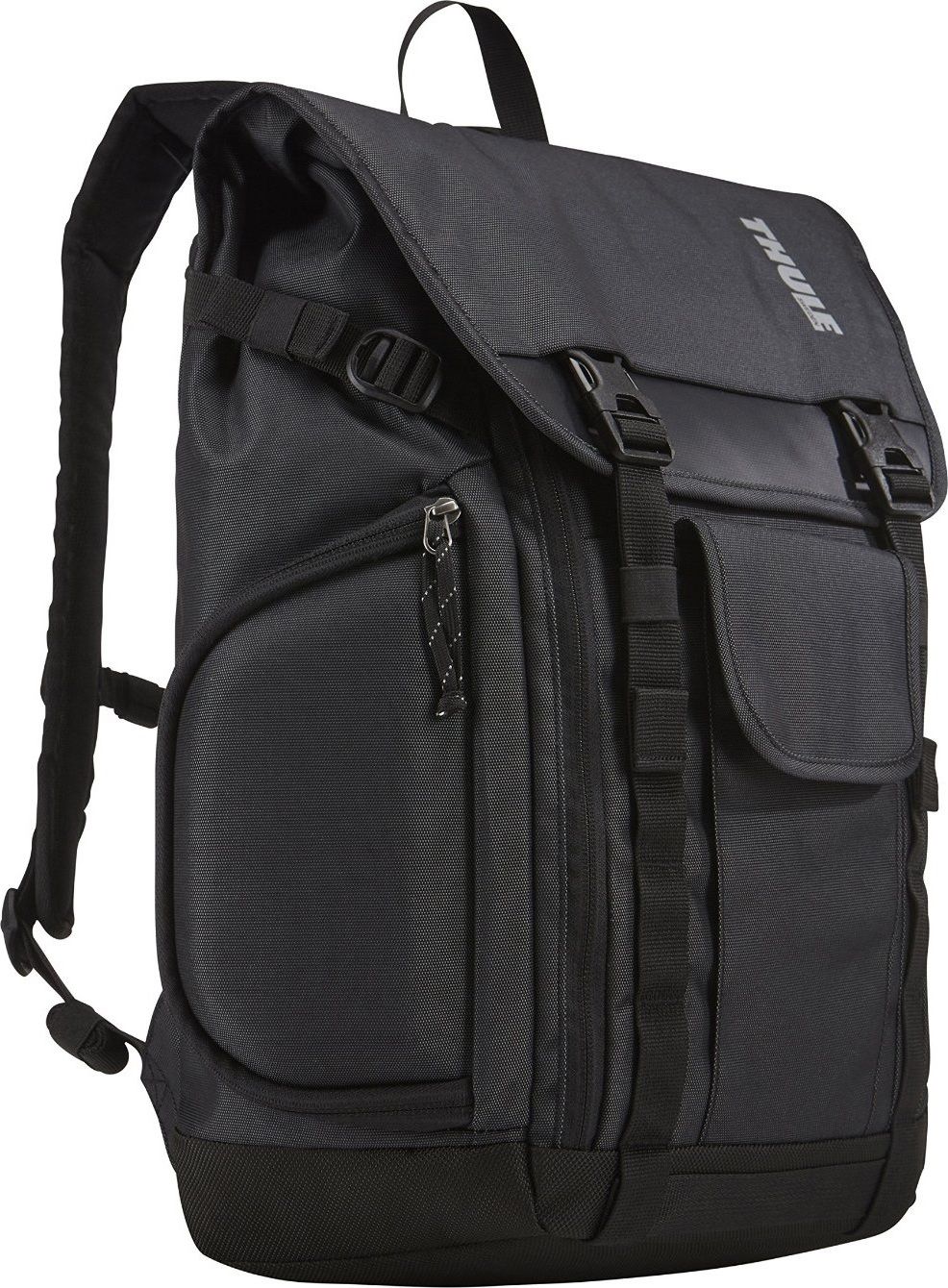 RUCSAC THULE, pt. notebook de max. 15 inch, 1 compartiment, buzunar frontal x 3 | buzunar lateral x 2, waterproof, nylon, negru, 