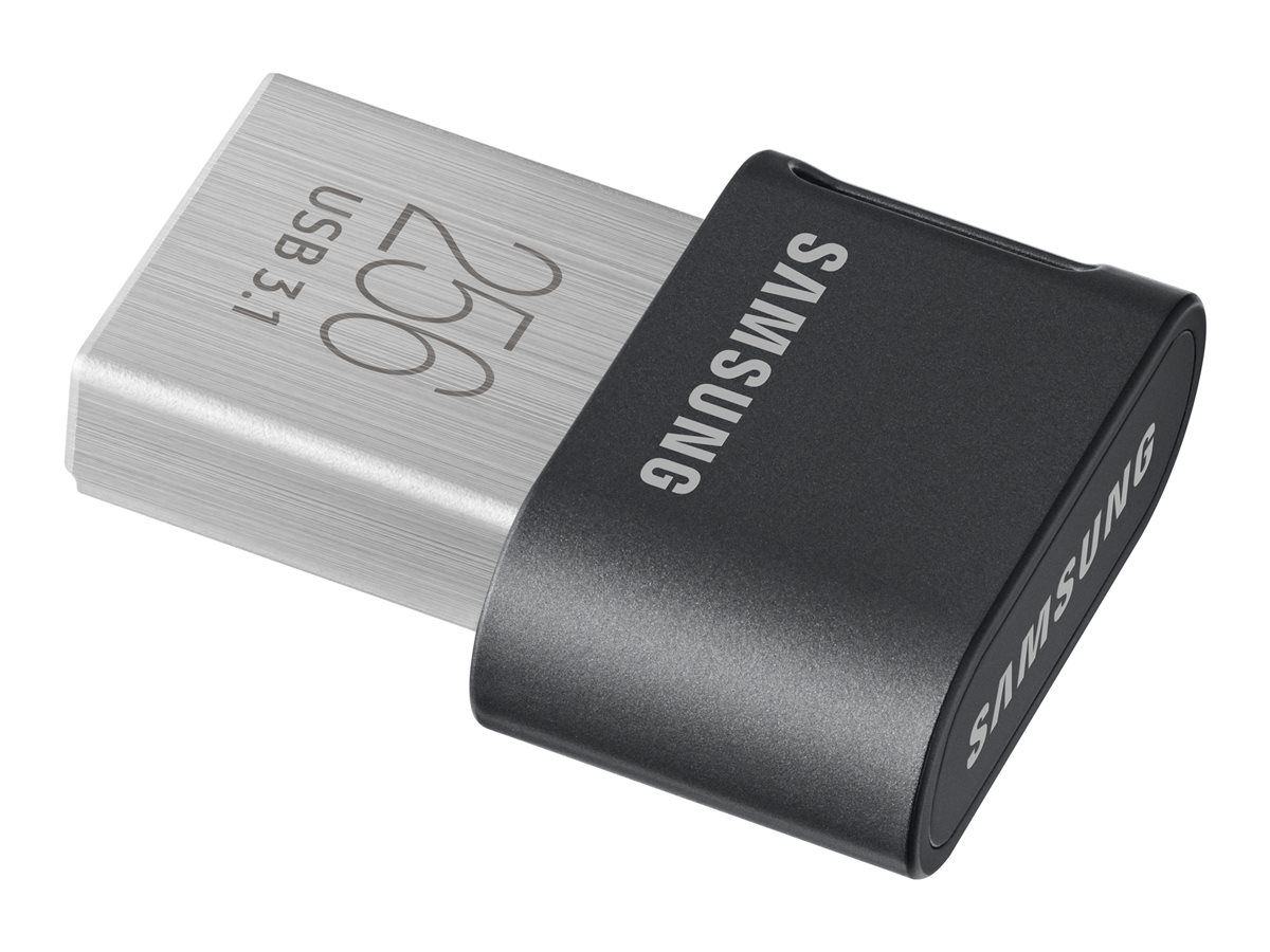 MEMORIE USB SAMSUNG 256 GB, USB 3.1, profil mic, carcasa metalica, negru, 