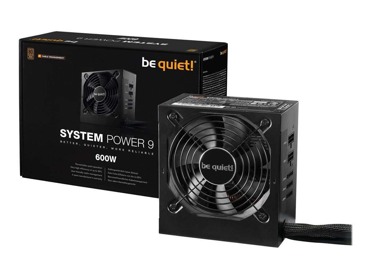 BEQUIET BN302 PSU be quiet System Power 9 600W CM, 80Plus Bronze_4