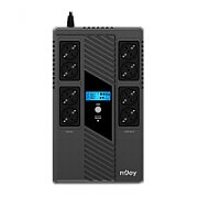 nJoy | UPCSBLS680TTOAZ01B | Token 800 | UPS | Line interactive | 800 VA | 480 W |  Tower | Nr iesiri 8  Schuko | Intrare Schuko| HID USB , Protectie RJ45_2