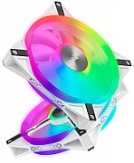 iCUE QL140 RGB 140mm RGB PWM White Dual Fan Kit with Lighting Node CORE_2