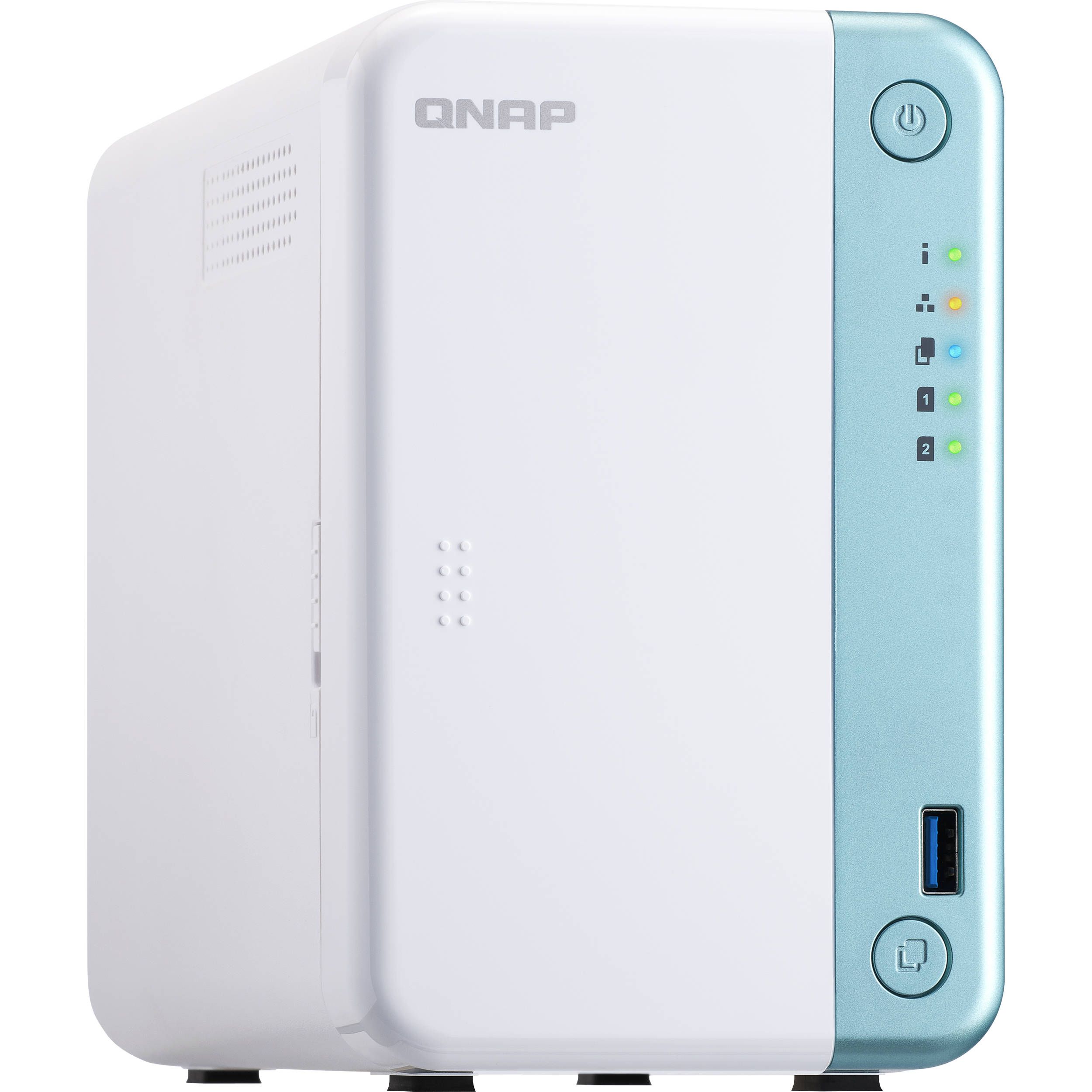 QNAP TS-251D J4005 Ethernet LAN Tower White NAS_1