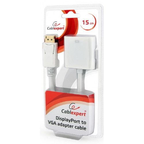 GEMBIRD adapter displayport 1.1 VGA on cable black blister_2