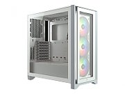 Carcasa Corsair iCUE 4000X RGB Tempered Glass Mid-Tower ATX, fara sursa, white_1