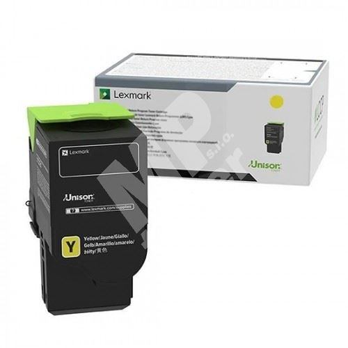 Toner Lexmark 78C20YE yellow, 1.4k pagini ,compatibil cu CX622ade, CX625ade, CS421dn, CS521dn, CX625adhe, CX522ade, CS622de, CX421adn._2