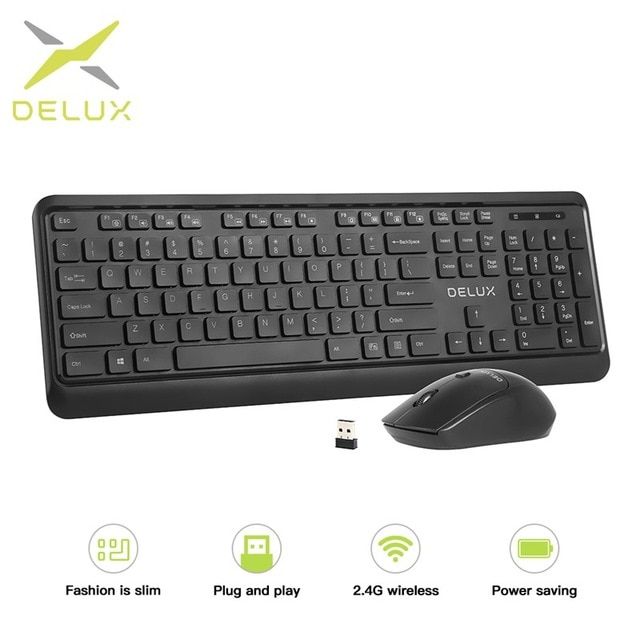 Kit TASTATURA si Mouse DELUX, 