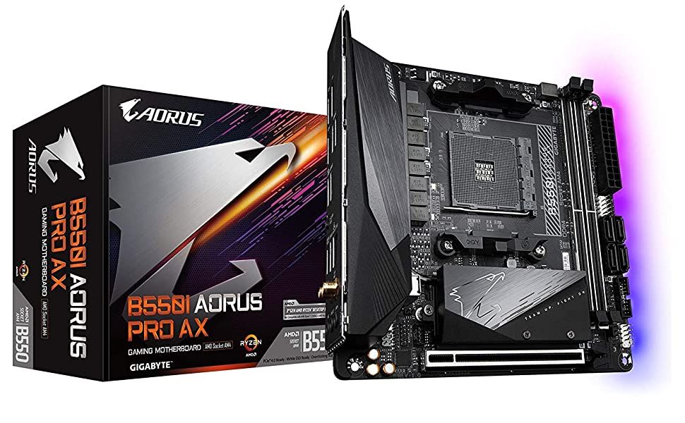 Placa de baza Gigabyte B550I AORUS PRO AX AM4_2