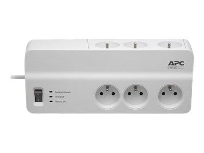 APC PM6-FR surge protector White 6 AC outlet(s) 230 V 2 m_2